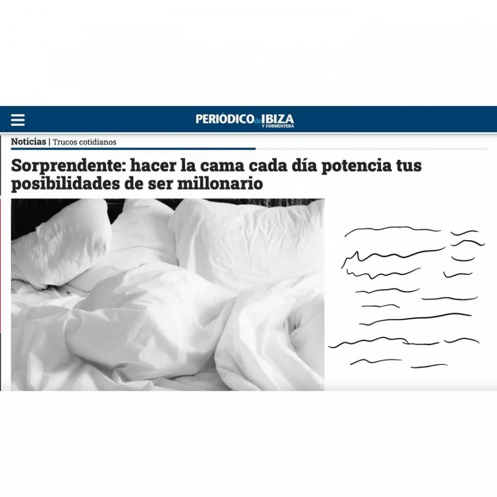 hacer la cama